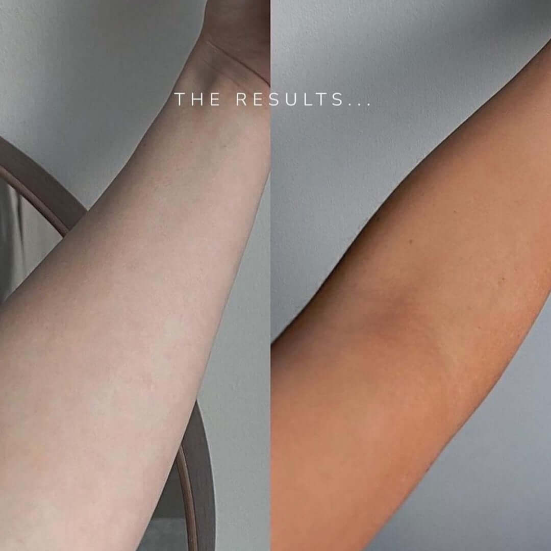 Jumbo sublingual drops bottle on a white podium, showcasing a biocompatible tanning solution, ideal for achieving a deep tan.